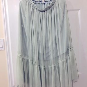 NWOT Forever 21 tulle skirt light green